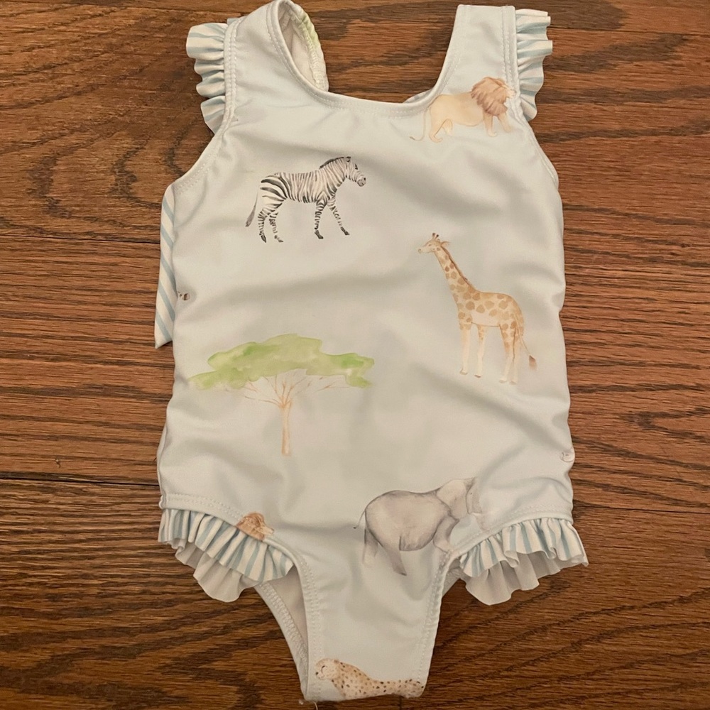 Sal & Pimenta safari swimsuit. 12 months.